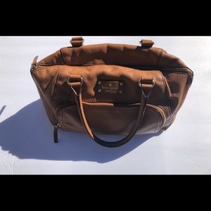Kate Spade Tan Bucket Handbag